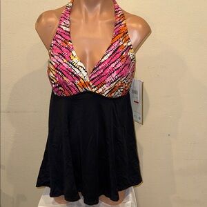 NWT Real Bodies Real Solutions one piece swimsuit swim dress underwire